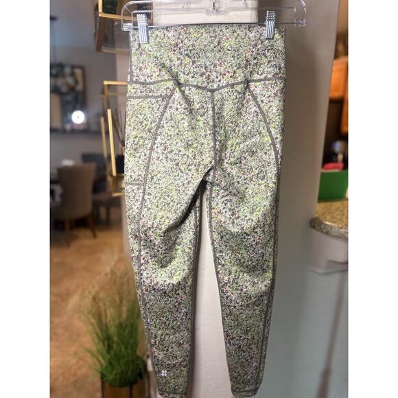 Sweaty Betty Green Alert Pebble The Super Sculpt Full Length Leggings Small 2-6 - Picture 3 of 4